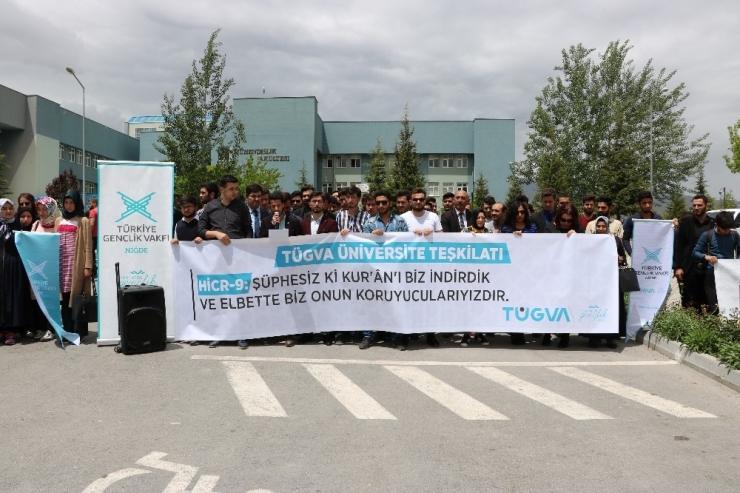 Niğde’de Fransa’ya Tepki