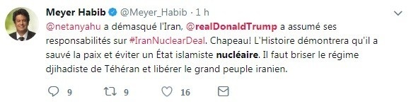 Fransız Vekilden Trump’a Destek