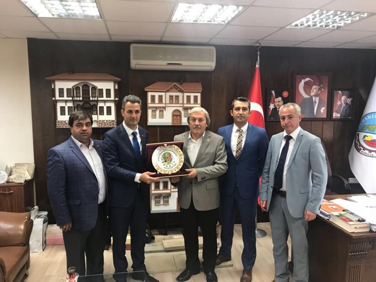 İl Tarım Müdürü Yoldaş’tan Başkan Şahin’e Ziyaret