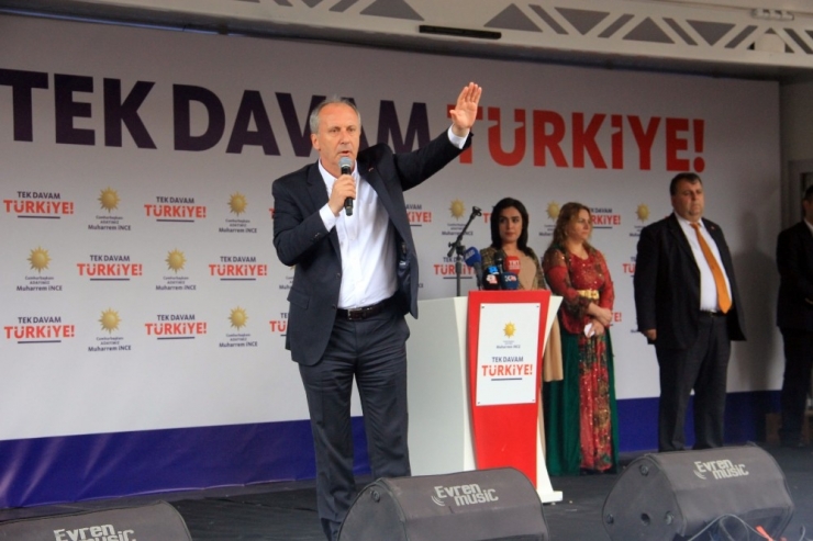 Cumhurbaşkanı Adayı Muharrem İnce: