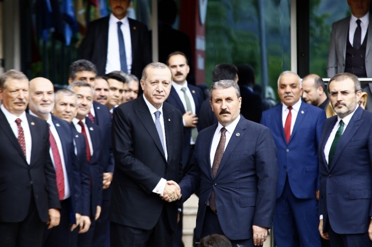 Cumhurbaşkanı Erdoğan Büyük Birlik Partisi’nde