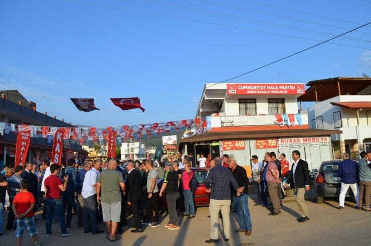 Didim Chp Akbük Mahallesinde Temsilciliğini Açtı