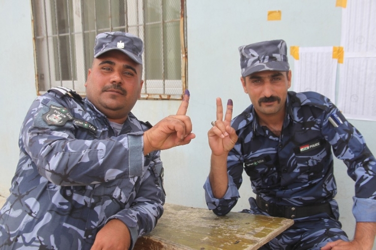 Kerkük’te Güvenlik Güçleri Sandık Başında