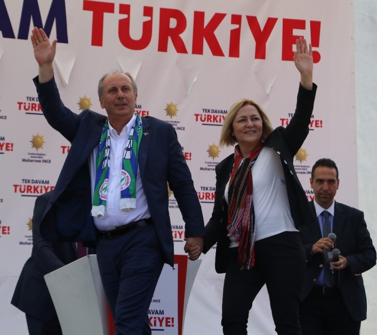 Cumhurbaşkanı Adayı Muharrem İnce Rize’de Konuştu