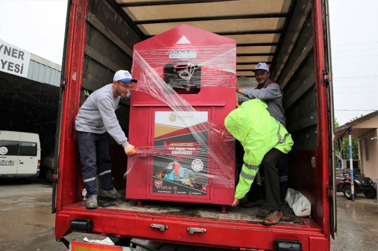 Başiskele’de 52 Noktaya Tekstil Kumbaraları Koyuluyor