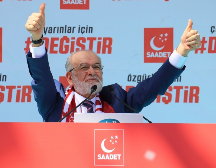 Saadet Partisi Genel Başkanı Karamollaoğlu: "Hızlı Tren Hizmet Değil, Göçü Hızlandırır"