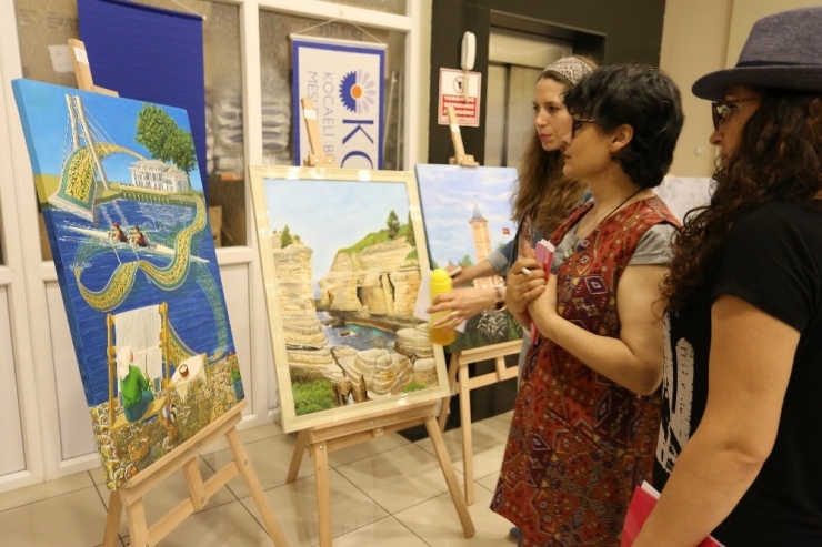 “Bilge Şehir Kocaeli” Tuvallere Yansıdı