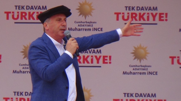Chp’nin Cumhurbaşkanı Adayı Muharrem İnce Medyaya Yüklendi