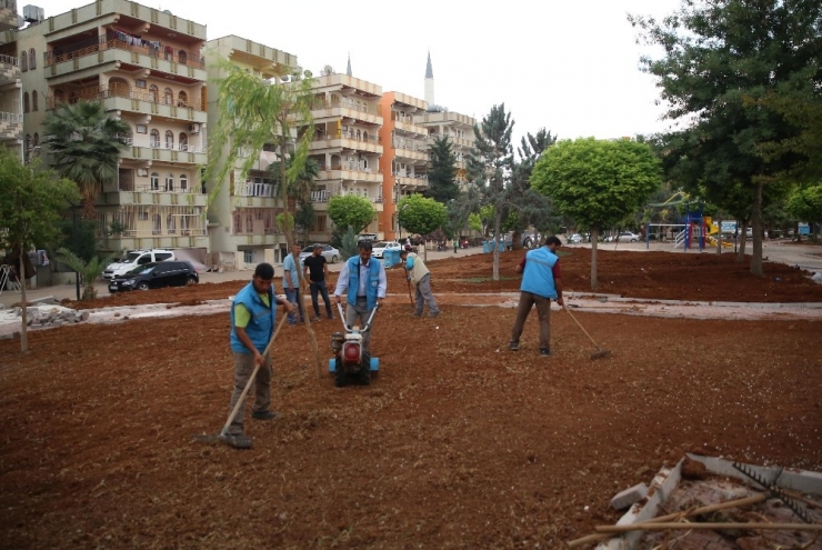 Haliliye’de Park Yineleme Çalışmaları Sürüyor