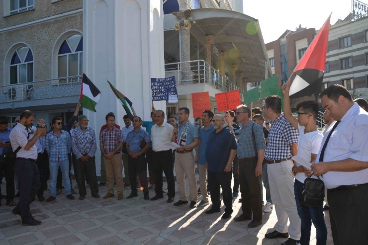 Ortaca’da Stk’lardan İsrail’e Tepki