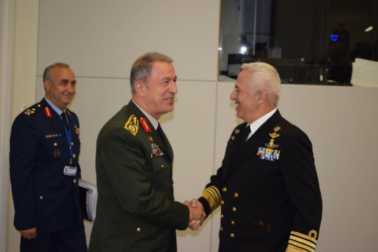Genelkurmay Başkanı Akar, Yunan Mevkidaşı İle Görüştü