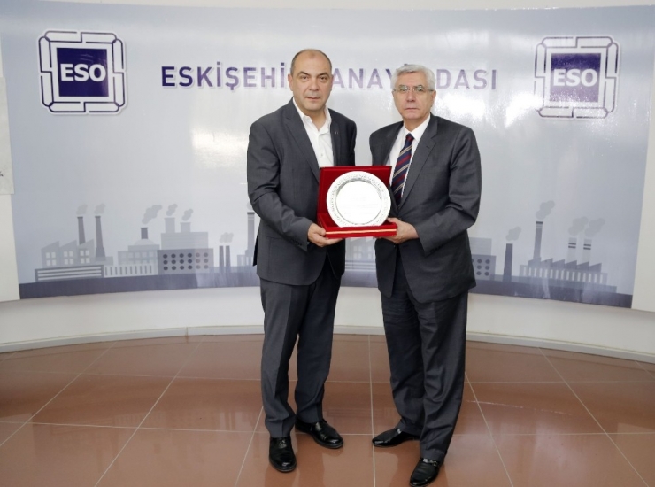 Eskişehir Sinerji Platformu’ndan Eso Başkanı Kesikbaş’a Ziyaret