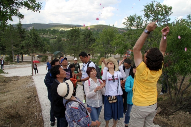 Güneykent Gül Bahçeleriyle Nüfusunun 10 Katı Turist Çekti
