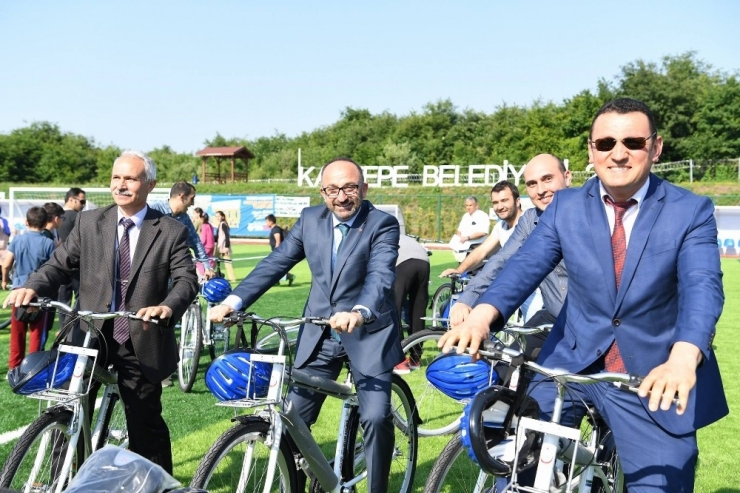Kartepeli Öğretmenler Bisikletleri İle Buluştu