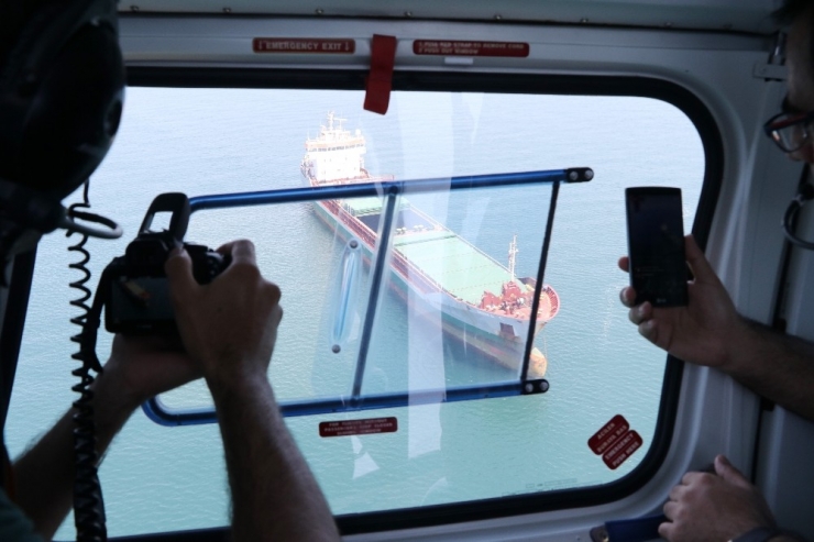 Akdeniz’i Kirleten Gemilere Havadan Ceza