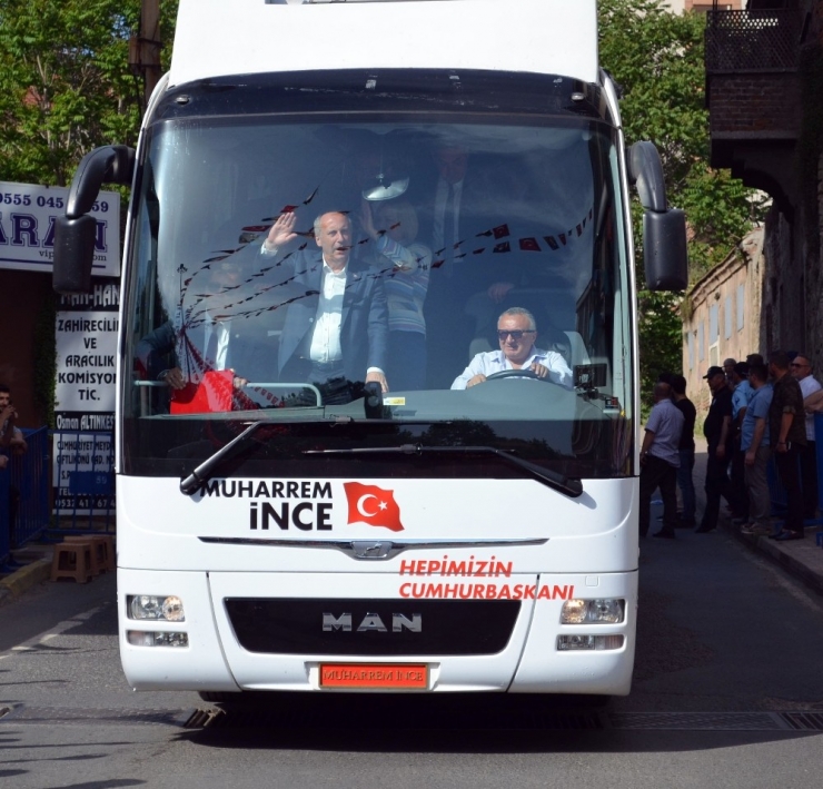 Chp Cumhurbaşkanı Adayı Ve Yalova Milletvekili Muharrem İnce Tekirdağ’da