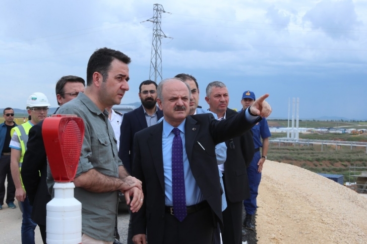 Vali Çakacak Tanap Kompresör Ve Ölçüm İstasyonlarında İnceleme Yaptı