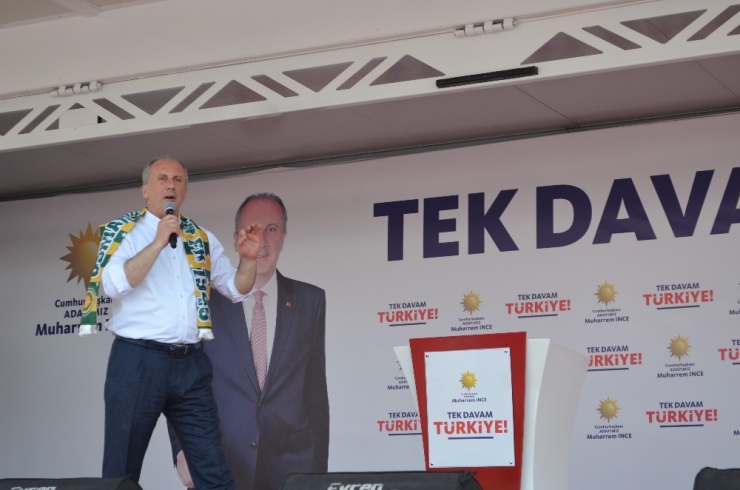 Cumhurbaşkanı Adayı İnce’den Ab, Abd Ve Suriye’ye Barış Mesajı