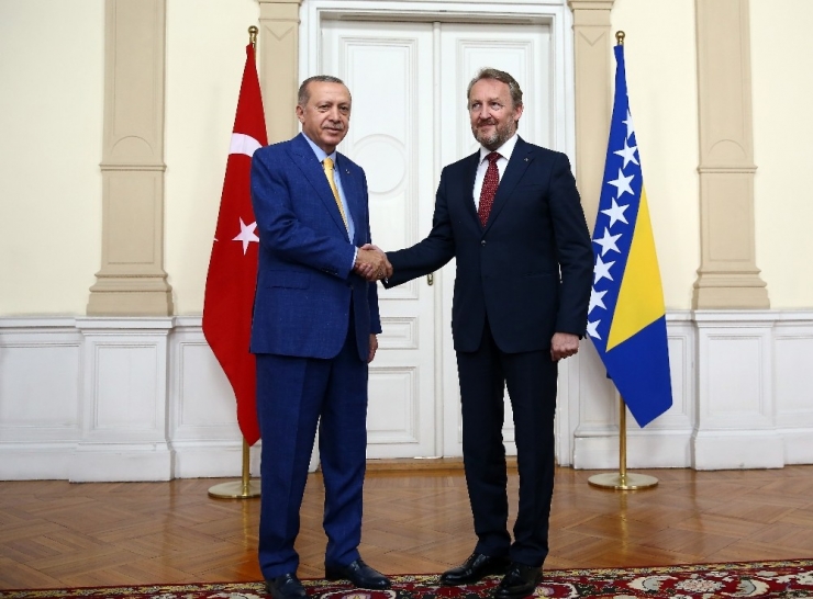 Cumhurbaşkanı Erdoğan, İzetbegoviç’le Görüştü