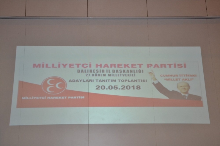 Mhp Balıkesir Milletvekili Adaylarını Tanıttı