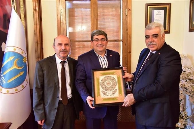 İl Müftüsü Akkuş, Başkan Can İle Bir Araya Geldi