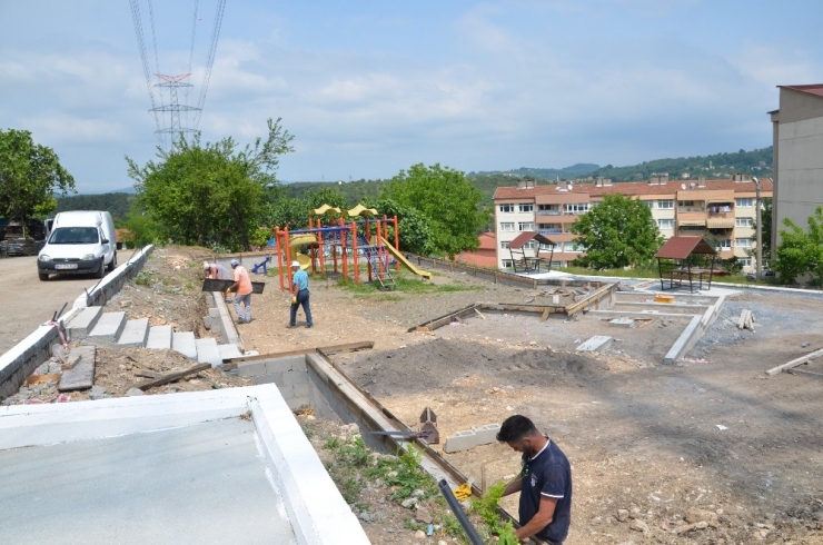 Alaplı’da Sosyal Tesislerinde Çalışmalar Sürüyor