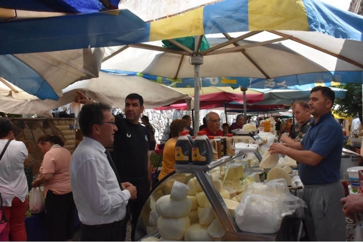 Güre Pazarı Son Kez Sokakta Kuruldu