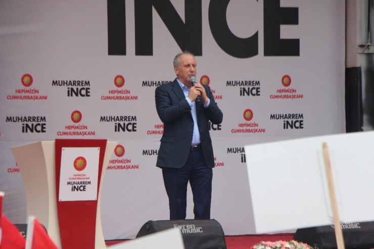 Chp Cumhurbaşkanı Adayı Muharrem İnce Bolu’da