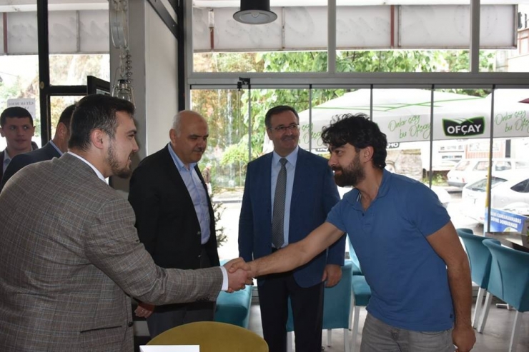 Ak Parti Heyetinden Kızılcahamam’da Esnaf Ziyareti