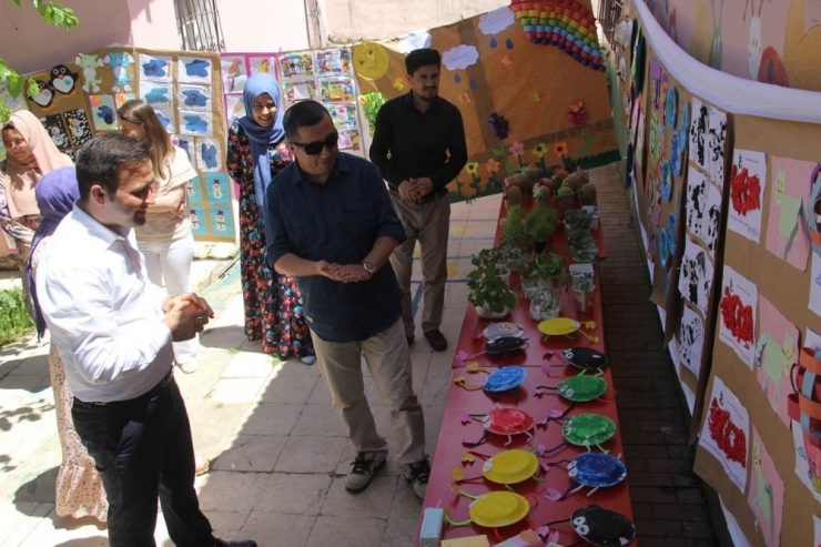 Sason’da Miniklerin Sergisi Yoğun İlgi Gördü