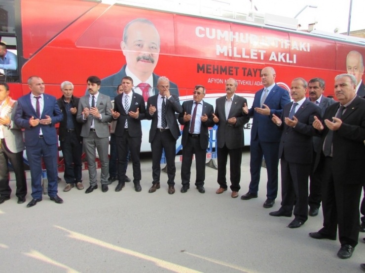 Sandıklı’da Mhp Adaylarını Tanıttı