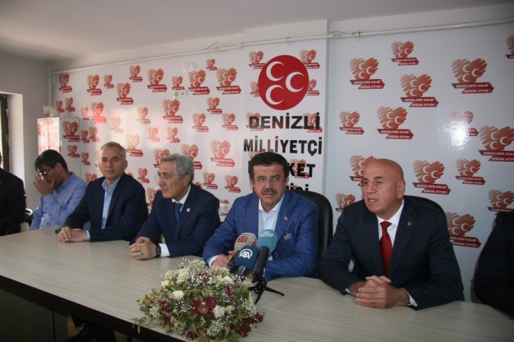 Bakan Zeybekci’den Mhp Denizli İl Başkanlığına Ziyaret