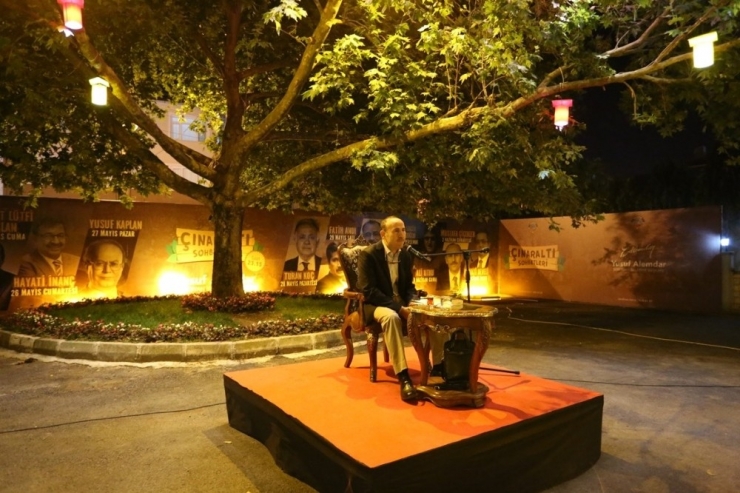 Çınaraltı Sohbetleri Prof. Dr. Çiçekler’i Ağırladı