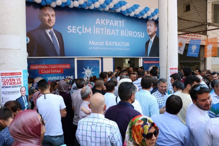 Ak Parti’li Baybatur Seçim Bürosunu Açtı