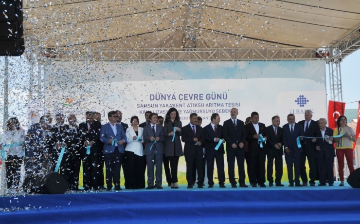 Yakakent Atık Su Arıtma Tesisi’ni, Telekonferansla Başbakan Yıldırım Açtı