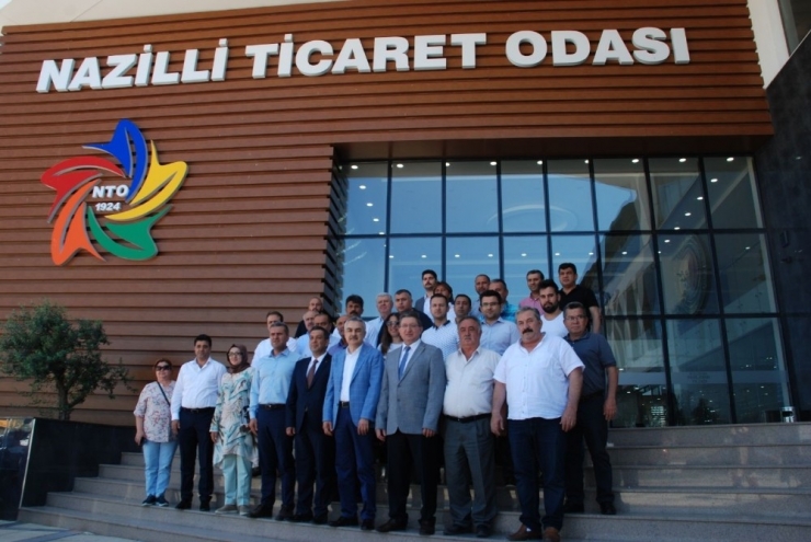 Ak Parti’li Mustafa Savaş’tan Nazilli Ticaret Odasına Ziyaret