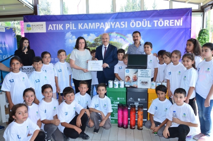 Balıkesir’de 500 Bin Adet Atık Pil Toplandı