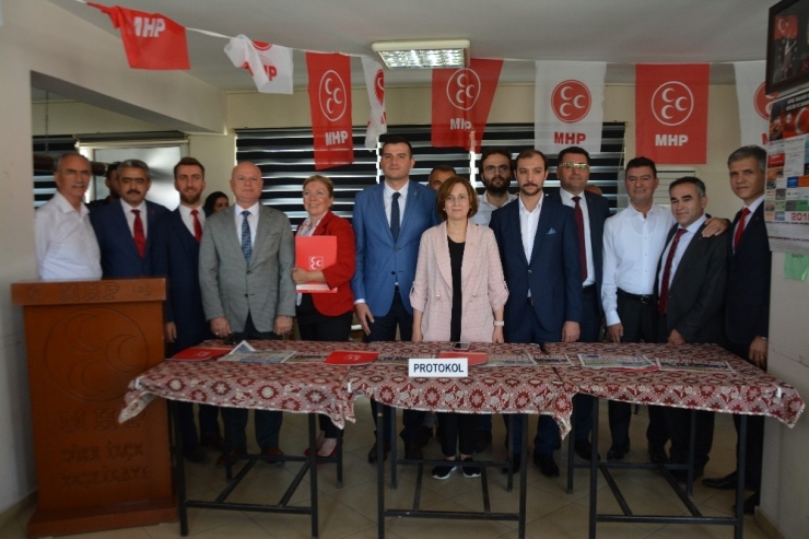 Mhp’li Deniz Depboylu Seçim Çalışmalarını Söke’de Sürdürdü