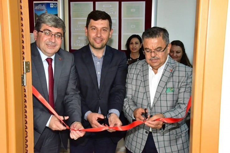 Başkan Can, Yenilenen Öğretmenler Odasının Açılışına Katıldı