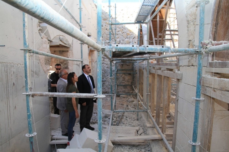 Vali Kaldırım, Harput’ta İncelemede Bulundu