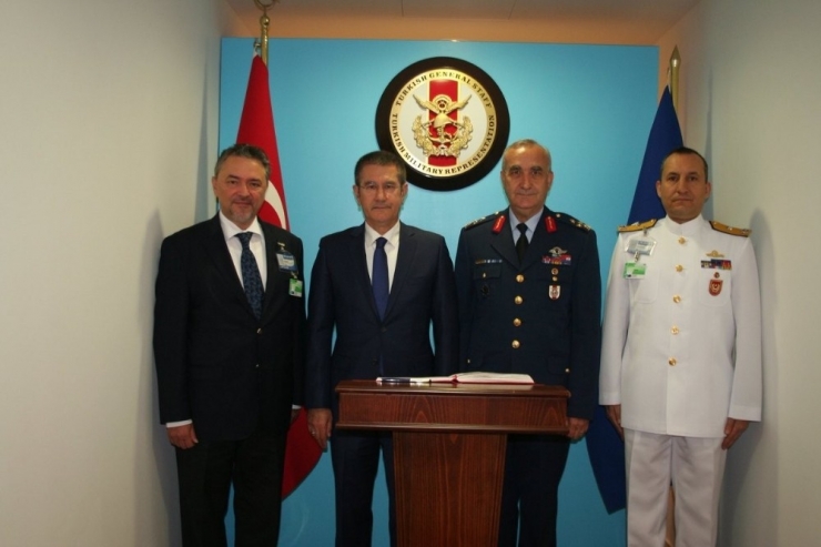 Milli Savunma Bakanı Canikli, Türk Askeri Temsil Heyeti Başkanlığını Ziyaret Etti