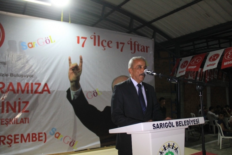 Cumhur İttifakı Sarıgöl’de İftarda Buluştu