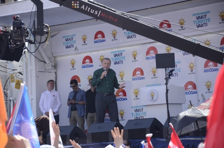 Cumhurbaşkanı Erdoğan’dan, İnce’nin Kadıköy Mitingine Sert Eleştiri: