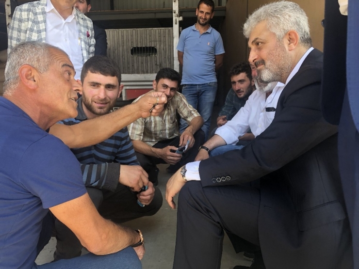 Ak Parti Trabzon Milletvekili Adayları Seçim Gezilerini Sürdürüyor