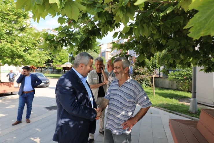 Başkan Baran Seçim Çalışmalarını Mimar Sinan’da Sürdürdü