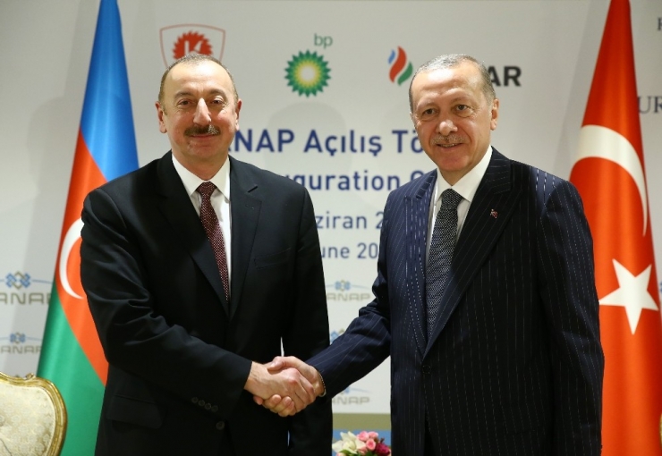 Cumhurbaşkanı Erdoğan, Aliyev Ve Vuçiç İle Görüştü