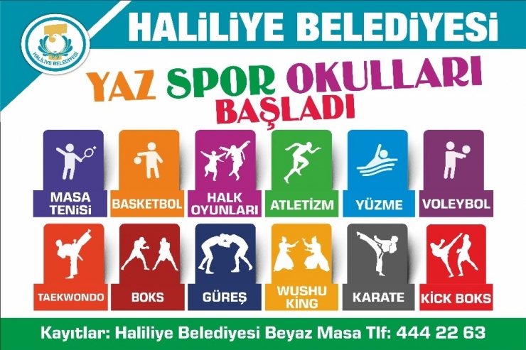 Haliliye’de Yaz Spor Okulları Başlıyor