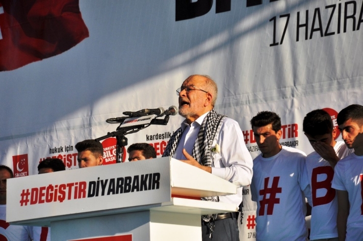 Cumhurbaşkanı Adayı Karamollaoğlu Diyarbakır’da