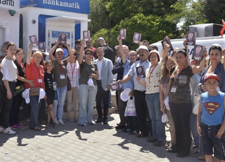 Başkan Ataç Ve Vatandaşlardan İnce’ye Destek