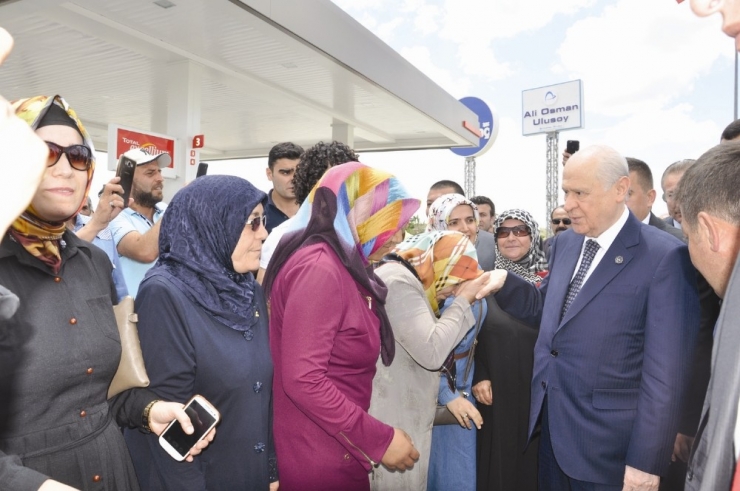 Devlet Bahçeli Sungurlu’da Karşılandı